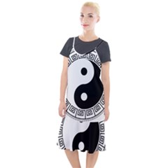 Yin Yang Eastern Asian Philosophy Camis Fishtail Dress