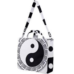 Yin Yang Eastern Asian Philosophy Square Shoulder Tote Bag