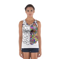 Brain Mind A I Ai Anatomy Sport Tank Top  by Pakrebo