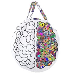 Brain Mind A I Ai Anatomy Giant Round Zipper Tote by Pakrebo