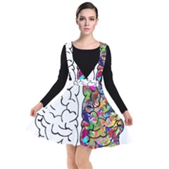 Brain Mind A I Ai Anatomy Plunge Pinafore Dress