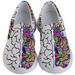 Brain Mind A I Ai Anatomy Kids  Lightweight Slip Ons