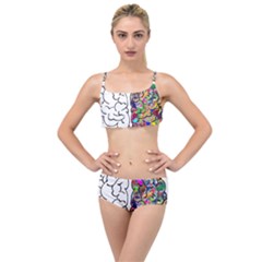 Brain Mind A I Ai Anatomy Layered Top Bikini Set