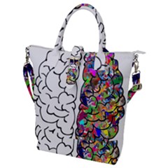 Brain Mind A I Ai Anatomy Buckle Top Tote Bag