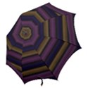 Stripes Pink Yellow Purple Grey Hook Handle Umbrellas (Small) View2