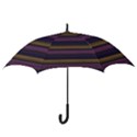 Stripes Pink Yellow Purple Grey Hook Handle Umbrellas (Small) View3