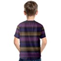 Stripes Pink Yellow Purple Grey Kids  Cotton Tee View2