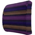 Stripes Pink Yellow Purple Grey Back Support Cushion View3