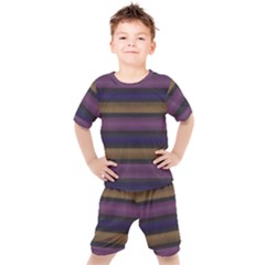 Stripes Pink Yellow Purple Grey Kid s Set