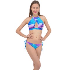 Download (1) Cross Front Halter Bikini Set