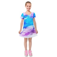 Download (1) Kids  Short Sleeve Velvet Dress