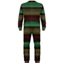 Stripes Green Red Yellow Grey OnePiece Jumpsuit (Men)  View2