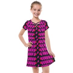 Flowers Coming From Above Kids  Cross Web Dress by pepitasart