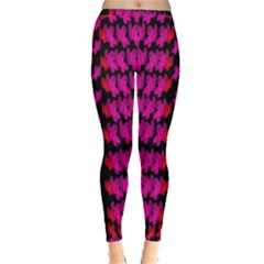 Flowers Coming From Above Inside Out Leggings