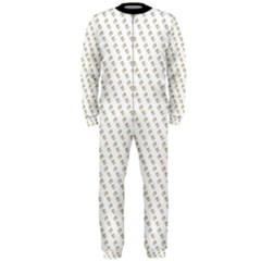 No Step On Snek Pattern White Background Meme Onepiece Jumpsuit (men) by snek