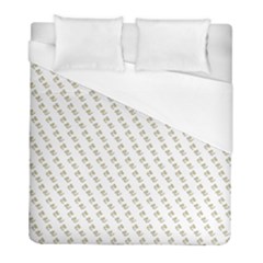 No Step On Snek Pattern White Background Meme Duvet Cover (full/ Double Size) by snek