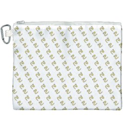 No Step On Snek Pattern White Background Meme Canvas Cosmetic Bag (xxxl) by snek