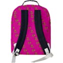 No Step On Snek Pattern Pink background Meme Double Compartment Backpack View3