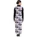 Trump Retro Face Pattern MAGA Black and white US Patriot Turtleneck Maxi Dress View2