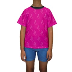 A-ok Perfect Handsign Maga Pro-trump Patriot On Pink Background Kids  Short Sleeve Swimwear by snek