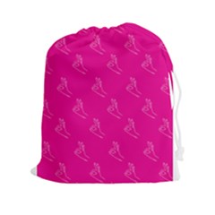 A-ok Perfect Handsign Maga Pro-trump Patriot On Pink Background Drawstring Pouch (xxl) by snek