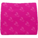 A-Ok Perfect handsign MAGA Pro-Trump Patriot on pink background Seat Cushion View1