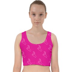 A-ok Perfect Handsign Maga Pro-trump Patriot On Pink Background Velvet Racer Back Crop Top by snek