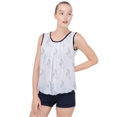 A-ok Perfect Handsign Maga Pro-trump Patriot Black And White Bubble Hem Chiffon Tank Top by snek