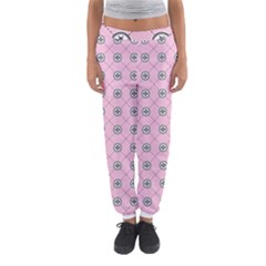 Kekistan Logo Pattern On Pink Background Women s Jogger Sweatpants by snek