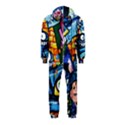 Graffiti Urban colorful graffiti cartoon fish Hooded Jumpsuit (Kids) View2