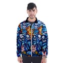 Graffiti Urban colorful graffiti cartoon fish Windbreaker (Men) View1