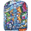 Graffiti Urban colorful graffiti cartoon fish Full Print Backpack View1