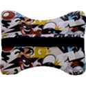 Graffiti Urban colorful graffiti city wall hip hop music singers Velour Seat Head Rest Cushion View2