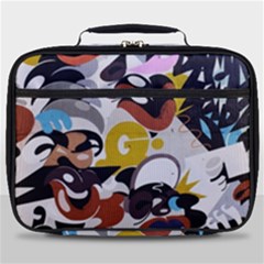 Graffiti Urban Colorful Graffiti City Wall Hip Hop Music Singers Full Print Lunch Bag