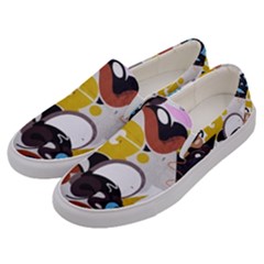 Graffiti Urban Colorful Graffiti City Wall Hip Hop Music Singers Men s Canvas Slip Ons by genx