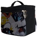 Graffiti Urban colorful graffiti city wall hip hop music singers Make Up Travel Bag (Big) View2