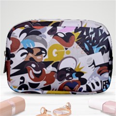 Graffiti Urban Colorful Graffiti City Wall Hip Hop Music Singers Make Up Pouch (small) by genx