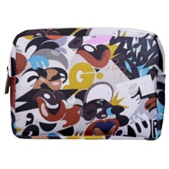 Graffiti Urban Colorful Graffiti City Wall Hip Hop Music Singers Make Up Pouch (medium)