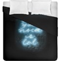 Party Night Bar Blue Neon Light quote All you need is LOL Duvet Cover Double Side (King Size) View2