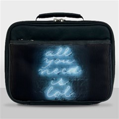 Party Night Bar Blue Neon Light Quote All You Need Is Lol Lunch Bag by genx