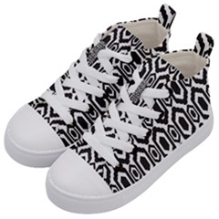 Decorative Pattern Kids  Mid-top Canvas Sneakers