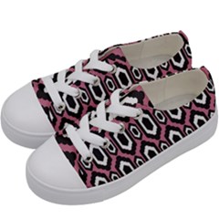 Decorative Pattern Kids  Low Top Canvas Sneakers by Valentinaart