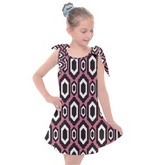 Decorative Pattern Kids  Tie Up Tunic Dress by Valentinaart