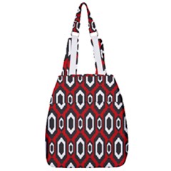 Decorative Pattern Center Zip Backpack