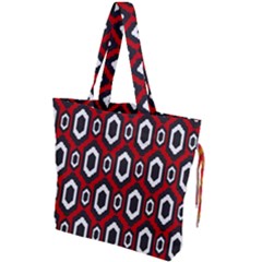 Decorative Pattern Drawstring Tote Bag