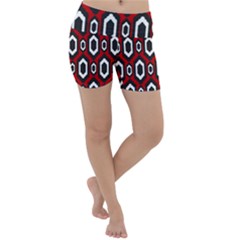 Decorative Pattern Lightweight Velour Yoga Shorts