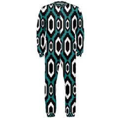 Decorative Pattern Onepiece Jumpsuit (men)  by Valentinaart