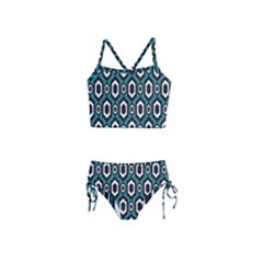 Decorative Pattern Girls  Tankini Swimsuit