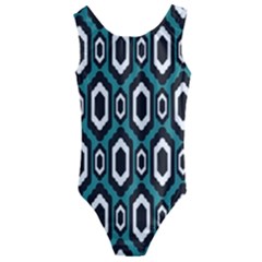 Decorative Pattern Kids  Cut-out Back One Piece Swimsuit