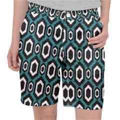 Decorative Pattern Pocket Shorts